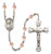 Hand-Made Silver Plate St. Catherine of Siena Rosary