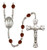 Hand-Made Silver Plate St. Francis of Assisi Rosary