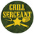 Grill Sergeant Round Glass Cutting Board
