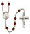 Hand-Made Silver Plate St. Therese Rosary