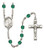 Hand-Made Silver Plate St. Therese Rosary