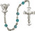 Hand-Made Madonna Rosary with Swarovski Beads