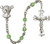 Hand-Made Madonna Rosary with Swarovski Beads