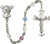 Hand-Made Madonna Rosary with Swarovski Beads