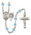 Hand-Made Silver Plate St. Benedict Rosary