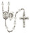 Hand-Made Silver Plate St. Benedict Rosary