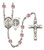 Hand-Made Silver Plate St. Benedict Rosary