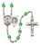 Hand-Made Silver Plate St. Benedict Rosary