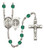 Hand-Made Silver Plate St. Benedict Rosary