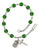 Hand Made Silver-Plated Rosary Bracelet with St. Michael Medal Hand Made Silver-Plated Rosary Bracelet with St. Michael Medal