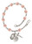 Hand Made Silver-Plated Rosary Bracelet with Guardian Angel Medal