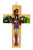Holy Family Small Hand-Painted Salvadorian Cross