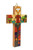 Man and Wife Small Hand-Painted Salvadorian Cross