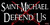 St. Michael Defend Us Vinyl Bumper Sticker