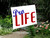 Pro Life Red White and Blue Yard Sign Pro Life Red White and Blue Yard Sign