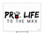Pro Life to the Max Yard Sign