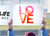 LOVE with Baby Waterproof Signs (Pack of 12)