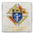 Knights of Columbus Tumbled Stone Coaster