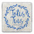 Totus Tuus Tumbled Stone Coaster