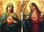 Sacred and Immaculate Hearts Diptych