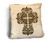 Benedictine Cross Rustic Pillow
