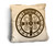 Benedictine Medal Rustic Pillow