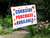 Curbside Purchase Available Yard Sign