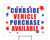 Curbside Vehicle Purchase Available Yard Sign