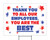 Thank You Employees Yard Sign Thank You Employees Yard Sign