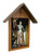 St. Joan of Arc Simple Poly Wood Outdoor Shrine