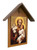 St. Joseph (Younger) Simple Poly Wood Outdoor Shrine