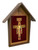 San Damiano Deluxe Poly Wood Outdoor Shrine