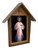 Vilnius Divine Mercy Deluxe Poly Wood Outdoor Shrine