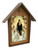 Queen of the Angels Deluxe Poly Wood Outdoor Shrine