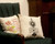 "Eat, Drink, and Be Merry" Rustic Pillow