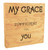 "My Grace Is Sufficient For You" Rustic Box Art 