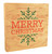 Snowflake "Merry Christmas" Rustic Box Art 