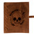 "Memento Mori" Skull Rustic Leather Journal