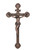 Ornate Bronze Crucifix - 16"