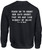"Memento Mori" Black Crewneck Sweatshirt "Memento Mori" Black Crewneck Sweatshirt