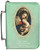 Personalized Bible Cover with Madonna and Her Child Graphic - Aqua