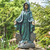 Miraculous Medal Virgin Mary Indoor Statue in Antique Bronze