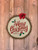 "Merry Christmas" Holly Log End Door Hanger (Customizable) "Merry Christmas" Holly Log End Door Hanger (Customizable)