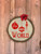 "Joy to the World" Ornament Log End Door Hanger "Joy to the World" Ornament Log End Door Hanger