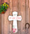 Outdoor Metal Art "Rejoice in the Lord" Cross Outdoor Metal Art "Rejoice in the Lord" Cross