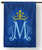 Marian Symbol House Flag Marian Symbol House Flag