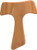 Franciscan Tau Wood Cross - Natural