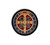 Benedictine Medal Circle Iron-On Patch Benedictine Medal Circle Iron-On Patch
