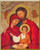 Holy Family Icon 3x4 Wall Plaque