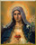 Antique Immaculate Heart 3x4 Wall Plaque